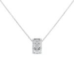 [Eternal Jewelry]PARENTESI NECKLACE SILVER DIAMOND - Image 2