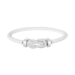 [Eternal Jewelry]CHANCE LARGE 8 FIGURE BUCKLE HALF DIAMOND BRACELET SILVER - Image 13