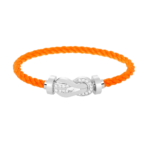 [Eternal Jewelry]CHANCE LARGE 8 FIGURE BUCKLE HALF DIAMOND BRACELET SILVER - Image 4