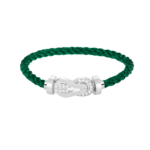 [Eternal Jewelry]CHANCE LARGE 8 FIGURE BUCKLE HALF DIAMOND BRACELET SILVER - Image 12