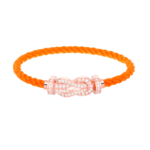 [Eternal Jewelry]CHANCE LARGE 8 FIGURE BUCKLE FULL DIAMOND BRACELET ROSE GOLD - Image 2