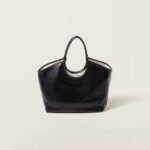 IVY Leather Handbag Black - Image 4