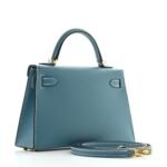 Epsom Mini Kelly Sellier 20 New Blue Jean - Image 3
