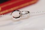 [Eternal Jewelry]LOVE NECKLACE PINK GOLD AND SILVER - Image 5
