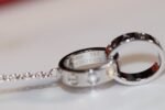 [Eternal Jewelry]LOVE NECKLACE PINK GOLD AND SILVER - Image 7