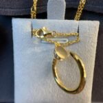 [Eternal Jewelry]JUSTE NECKLACE GOLD DIAMONDS - Image 4