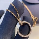 [Eternal Jewelry]JUSTE NECKLACE PINK GOLD DIAMONDS - Image 6