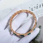 [Eternal Jewelry]SERPENTI BRACELET PINK GOLD MALACHITE - Image 5