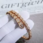 [Eternal Jewelry]SERPENTI BRACELET 6.8MM PINK GOLD DIAMOND - Image 4