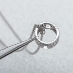 [Eternal Jewelry]PARENTESI NECKLACE SILVER DIAMOND - Image 5