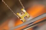 [Eternal Jewelry]POP H PEDANT PINK GOLD - Image 6