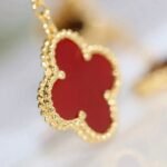 [Eternal Jewelry]CLOVER  2 MOTIF  TIGER EYE CARNELIAN EARRINGS - Image 6