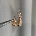 [Eternal Jewelry]CLOVER MEDIUM 1 MOTIFS  PINK MOP DIAMOND EARRINGS - Image 14