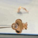 [Eternal Jewelry]CLOVER MEDIUM 1 MOTIFS GRAY MOP  DIAMOND EARRINGS - Image 6