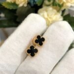 [Eternal Jewelry]CLOVER MINI GOLD EARRINGS - Image 3