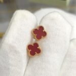 [Eternal Jewelry]CLOVER MINI GOLD EARRINGS - Image 5