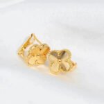[Eternal Jewelry]CLOVER MEDIUM 1 MOTIFS LASER EARRINGS - Image 6