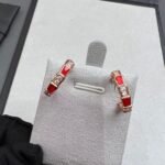 [Eternal Jewelry]SERPENTI CARNELIAN PINK GOLD EARRINGS - Image 2