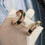 [Eternal Jewelry]SERPENTI MALACHITE PINK GOLD EARRINGS - Image 3