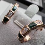 [Eternal Jewelry]SERPENTI MALACHITE PINK GOLD EARRINGS - Image 5
