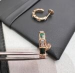 [Eternal Jewelry]SERPENTI MALACHITE PINK GOLD EARRINGS - Image 7