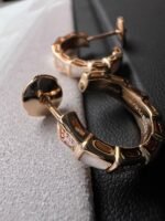 [Eternal Jewelry]SERPENTI MOP PINK GOLD EARRINGS - Image 2