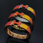 [Eternal Jewelry]H BRACELET ORANGE RAINBOW CERAMIC - Image 4