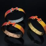 [Eternal Jewelry]H BRACELET ORANGE RAINBOW CERAMIC - Image 5
