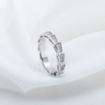 [Eternal Jewelry]SERPENTI RING SILVER DIAMOND PAVED 3MM - Image 3