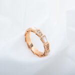 [Eternal Jewelry]SERPENTI RING PINK GOLD DIAMOND MOP 3MM - Image 5