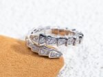 [Eternal Jewelry]SERPENTI RING SILVER DIAMOND PAVED 4MM - Image 8