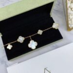 [Eternal Jewelry]MAGIC CLOVER MOP GOLD BRACELET 5 MOTIFS - Image 5