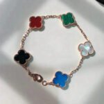[Eternal Jewelry]CLOVER 5 MOTIFS MULTICOLOR  BRACELET - Image 3
