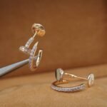 [Eternal Jewelry]JUSTE EARRINGS 12.75MM PINK GOLD DIAMOND - Image 8