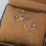 [Eternal Jewelry]JUSTE EARRINGS 12.75MM SILVER DIAMOND - Image 10