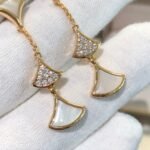 [Eternal Jewelry]DREAM EARRINGS 3 MOTIFS DIAMOND MOP PINK GOLD - Image 6
