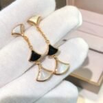 [Eternal Jewelry]DREAM EARRINGS 3 MOTIFS ONYX MOP PINK GOLD - Image 3