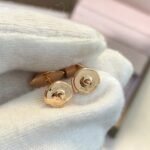 [Eternal Jewelry]DREAM EARRINGS 3 MOTIFS ONYX MOP PINK GOLD - Image 7