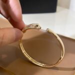 [Eternal Jewelry]PANTHERE GOLD DIAMOND OPEN BRACELET - Image 5