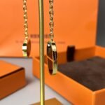 [Eternal Jewelry]CHAINE VERSO BLACK CERAMIC EARRINGS - Image 4