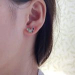 [Eternal Jewelry]BUTTERFLY DARK MOP  EARRINGS - Image 3