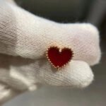 [Eternal Jewelry]HEART CARNELIAN STUD EARRINGS - Image 6