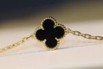[Eternal Jewelry]CLOVER 20 MOTIFS ONYX ROSE GOLD - Image 3