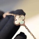 [Eternal Jewelry]CLOVER 20 MOTIFS DARK MOP DIAMOND  NECKLACE - Image 4