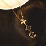 [Eternal Jewelry]STAR AND SUN ONYX PINK GOLD NECKLACE - Image 4