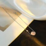 [Eternal Jewelry]SUN MOTIF PINK MOP SILVER BRACELET - Image 4