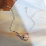 [Eternal Jewelry]SUN MOTIF PINK MOP SILVER BRACELET - Image 5