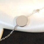 [Eternal Jewelry]SUN MOTIF PINK MOP SILVER BRACELET - Image 9