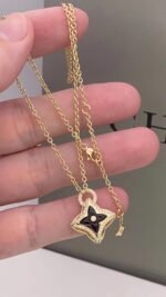 [Eternal Jewelry]STAR PEDANT PINK GOLD DIAMOND NECKLACE - Image 3