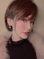 [Eternal Jewelry]DOUBLE STAR PINK GOLD MOP DROP EARRINGS - Image 4
